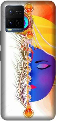 3D U PRINT Back Cover for VIVO Y21E ,V2111 Krishna , Krishan ji,khana