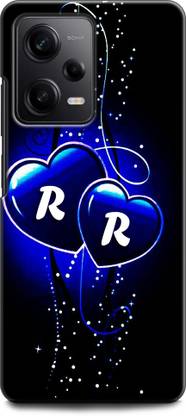 वॉलक्राफ्ट REDMI Note 12 Pro 5G R R, R LOVES R, R NAME, ALPHABET, RR LOVE, HART, BLUE के लिए