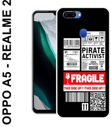 MOBECARE Back Cover for OPPO A5 FRAGILE, UNIQUE, PATTERNS, TEXTURE, FOR BOYS AND GIRL