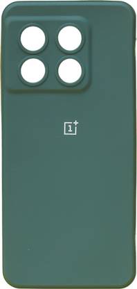 The Hatke Back Cover for Dark Green Candy Silicone Case for Oneplus 10T 5G
