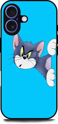 KHUWAL & SONS Back Cover for APPLE IPHONE 16 PLUS CARTOON, TOM, JERRY, FUNNY, CUTE, TOM AND JERRY