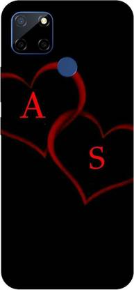 PHONE WALEY.COM Back Cover for Realme C12, RMX2189, AS, A LOVES S,AS NAME, AS Love Printed