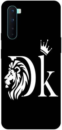 MRBE Back Cover for One Plus Nord DK, DK NAME, DK LOGO, DK KING, DK LION PRINTED BACK COVER