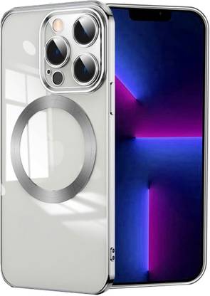 A3sprime Back Cover for APPLE iPhone 13 Pro Max, [Soft Silicone Transparent Case with Camera Lens Protector]