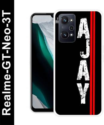 LUCKY MOBI.COM Back Cover for Realme GT Neo 3T, A NAME, A LOVE, A ALPHABET, A LETTER NAME