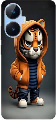 Bluvver Back Cover for Bluvver Back Cover For realme C55, RMX3710, Cool Tiger
