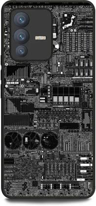 INDICRAFT Back Cover for Vivo V23 Pro 5G ( TECHNOLOGY, MACHINE, COMPUTER, CHIP, ROBOT )