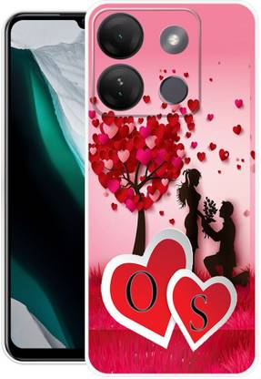GRAFIQE Back Cover for Infinix SMART 7 OS, O LOVE S, S LOVE O, O LETTER, S LETTER, OS NAME