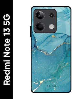 QRIOH Glass Back Cover for Redmi Note 13 5G