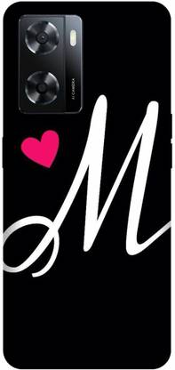 PHONE WALEY.COM Back Cover for OPPO A57 ,CPH2387, M letter,M name M word , Printed Back Cover