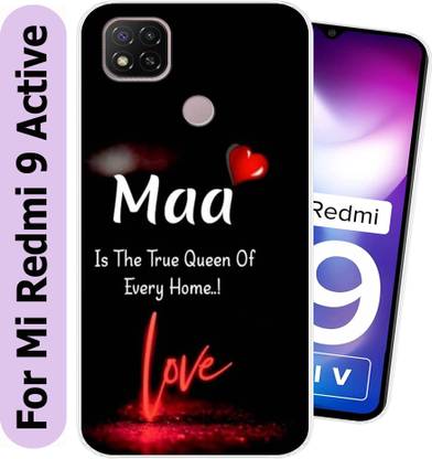 SmartGoldista Back Cover for Mi Redmi 9 Active