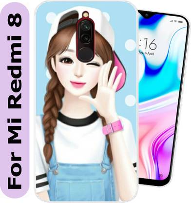 SmartGoldista Back Cover for Mi Redmi 8