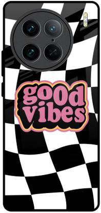 QRIOH Glass Back Cover for Vivo X90 Pro 5G