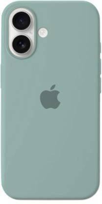 ESELSE Back Cover for iPhone 16 Plus Silicon back Cover Light