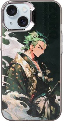 MS-Shield Back Cover for Apple iPhone 15 Plus, 3D Anime Roronoa Zoro, Embossed High Quality Back Case