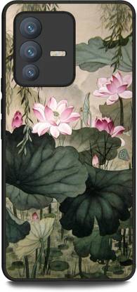 INDICRAFT Back Cover for Vivo V23 5G (ROCE, ROSES, FLOWERS, NATURE, ABSTRACT, TEXTURE )