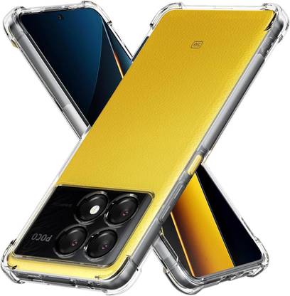 ShieldTech Back Cover for POCO X6 Pro 5G Transparent Mobile Back Cover Case For POCO X6 Pro 5G