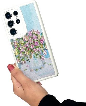 PEEPERLY Back Cover for Samsung Galaxy S21 Ultra Blossom Fantasy Oil Canvas Case