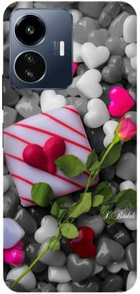 DIKRO Back Cover for vivo Y77 5G, V2169, LOVE, COUPLE, LOVERS, HEART, PINK, HEART