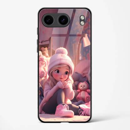 my pc wala Back Cover for New Alone Girl Design OnePlus Nord 4 5G Premium Tempered Glass Back Case
