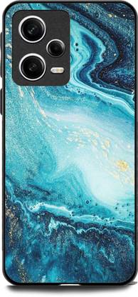 WallCraft Back Cover for REDMI Note 12 Pro Plus 5G MARBLE, STONE, GRAY BLUE WHAITE, WAVY, ABSTRACT, WALL