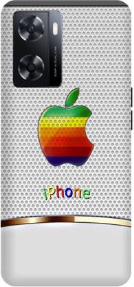 Voleano Back Cover for OPPO A57E, CPH23870, APPLE, LOGO, APPLE LOGO, APPLE PRINTED
