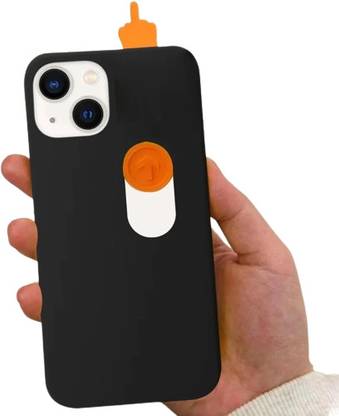 MILLION CASES Back Cover for iPhone 15 Pro Funky Spoof 3D Finger Sliding Case