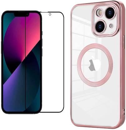 A3sprime Back Cover for APPLE iPhone 13, [with Camera Lens Protector and Tempered Glass Screen Protector]