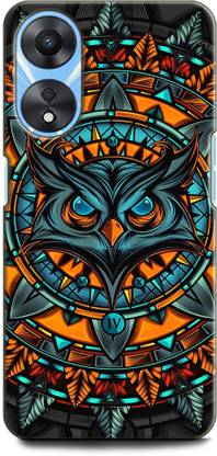 INDICRAFT Back Cover for OPPO A78 5G OWL, NIGHT WATCH, ABEJ, BEOGRAD, TRIPPY