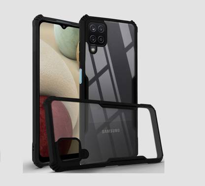 Mersal Back Cover for Samsung Galaxy F12, Clear Case with Camera Protection