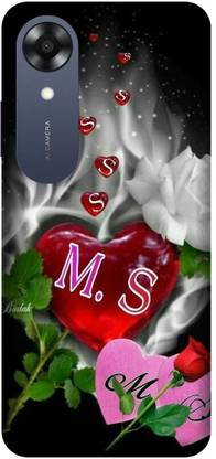PHONE WALEY.COM Back Cover for OPPO A17k,CPH2471,MS, M LOVES, MS NAME, MS Love,ALPHABET