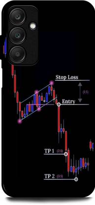WallCraft Back Cover for SAMSUNG Galaxy A15 5G SHARE MARKET, TRADING, CHART, CANDLES, TRADER