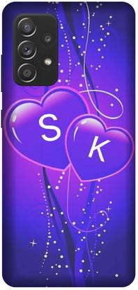 3D U PRINT Back Cover for Samsung Galaxy A52s ,SM-A528BZWGINS,SK,S LOVE K,SK NAME,SK LETTER,SK ALPHABET