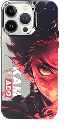 KLAH Back Cover for Apple iPhone 13 Pro Max, 3D Anime Demon Slayer Rengoku Printed Soft Back Case