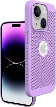 MobiLooks Back Cover for Apple iPhone 15 Plus, Heat Dissipation Grid Ultra Hybird Paper Slim Case
