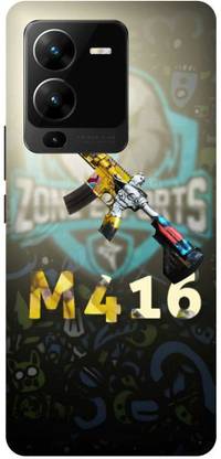 JUGGA Back Cover for vivo V25 Pro 5G, V2158, PUBG, KAR98, M416, AKM, AWM, DP28 FREE FIRE,GUN
