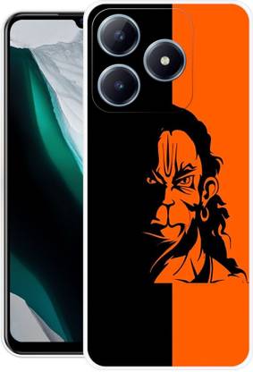 Indus Back Cover for realme C63, Angry, Hanuman, ji, Balaji, Hindu, Boys, 504