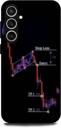 INDICRAFT Back Cover for SAMSUNG Galaxy S24 5G (SHARE MARKET, TRADING, CHART, CANDLES, TRADER )