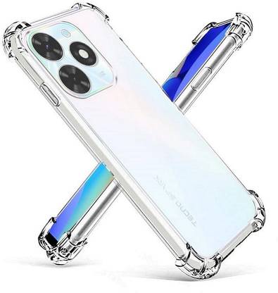 Accessories Kart Back Cover for Infinix Smart 8 HD/TECNO Spark Go 2024 Edge to Edge Boom Tranparent case