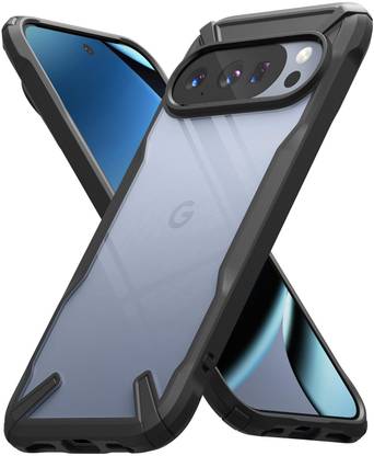 COVERHEAD Back Cover for Back Cover for Google Pixel 10 Pro Transparent cover (Black, Dual Protection, Pack of: 1)