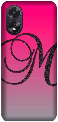 3D U PRINT Back Cover for OPPO A18, CPH2591,M letter,M name, M word,M ALPHABET