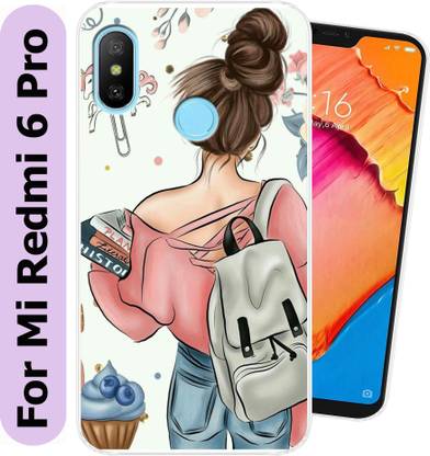 SmartGoldista Back Cover for Mi Redmi 6 pro