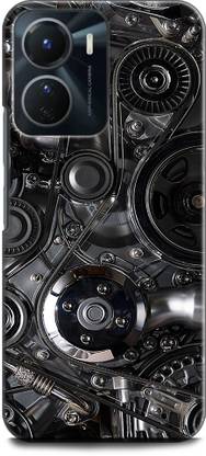 WallCraft Back Cover for Vivo Y16 ENGINE, FERRARI, ENGINE, BLACK, CAR, MOTOR