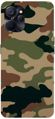 Rockyard Back Cover for realme 9i 5G, RMX3612, INDIAN, ARMY, TEXTURE, DRESS