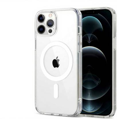 Caseroy Back Cover for Apple Iphone 15 pro Transparent Magsafe Mobile Back Cover