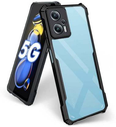 S-Hardline Back Cover for Redmi K50i 5G, Buffed corners to protect from shocks and dents