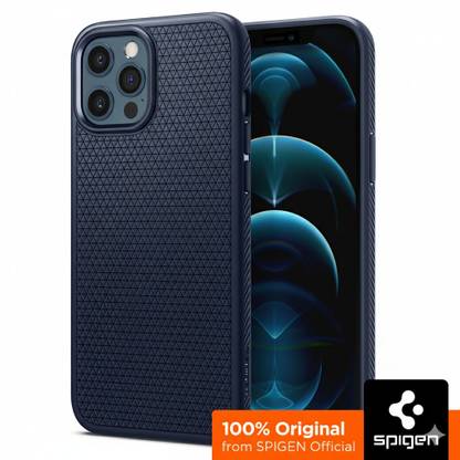 Spigen Liquid Air Back Cover for Apple iPhone 12 Pro, Apple iPhone 12
