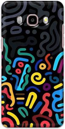 NDCOM Back Cover for Samsung Galaxy J5 2016 Line abstract Printed Hard Case