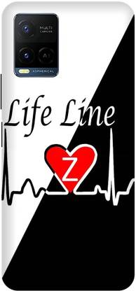 MS STYLISH Back Cover for vivo Y21, V2149, Z, NAME, LETTER, ALPHABET, LIFELINE