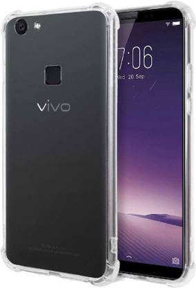 SUCH Back Cover for Back Cover for V7 +-Vivo 1716 (Transparent, Flexible, Silicon, Pack of: 1)